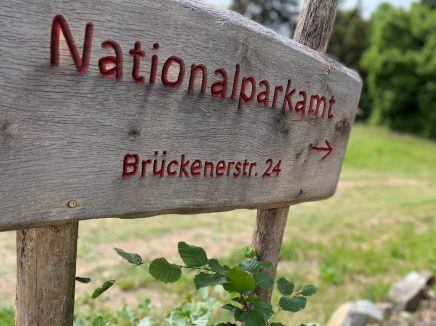 Nationalparkamt Schild