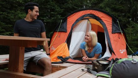 Zelten in den Trekking Camps