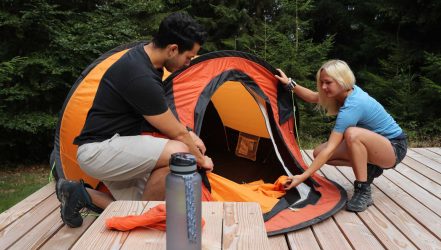 Zelten in den Trekking Camps