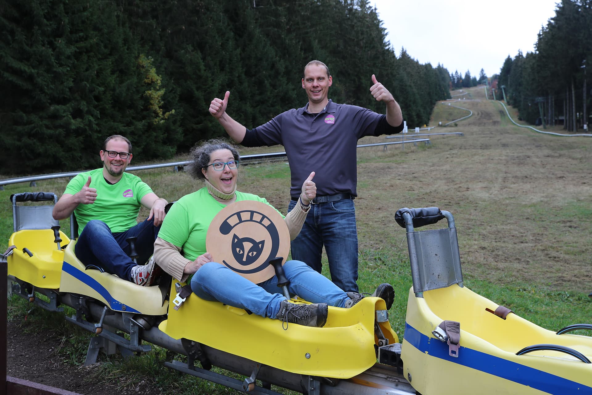 Sommerrodelbahn am Erbeskopf (ENP) Nationalpark Hunsrück Hochwald