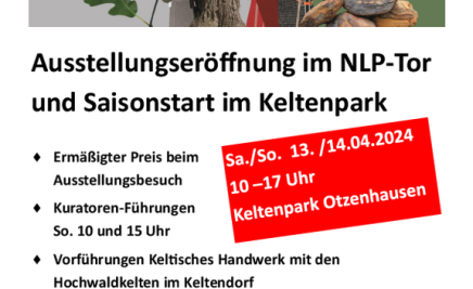 Der offizielle Flyer zur Ausstellungseröffnung