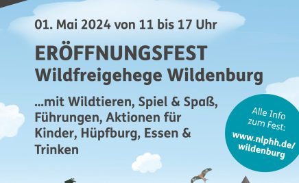 Flyer Eröffnung Wildfreigehege