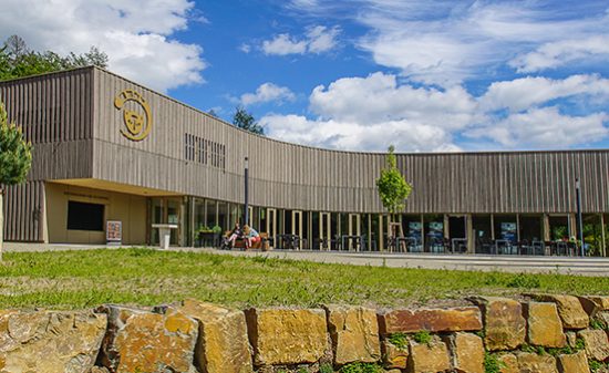 Gebäudes des Keltenparks am NLP-Tor in Otzenhausen