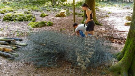 Workcamp 2025, Zaunbau im Wilfreigehege