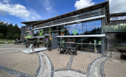 Nationalpark-Tor-Gebäude von außen