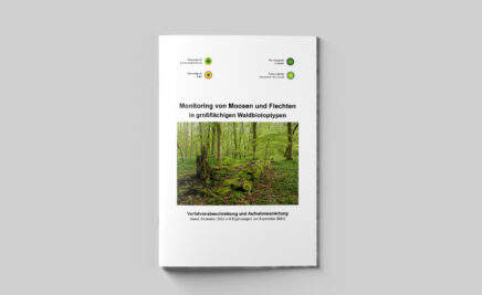 Cover Broschüre Monitoring Moose und Flechten