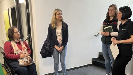 Ellen Kubica im Nationalparkamt